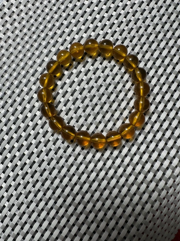 A163     卡10茶珀手链