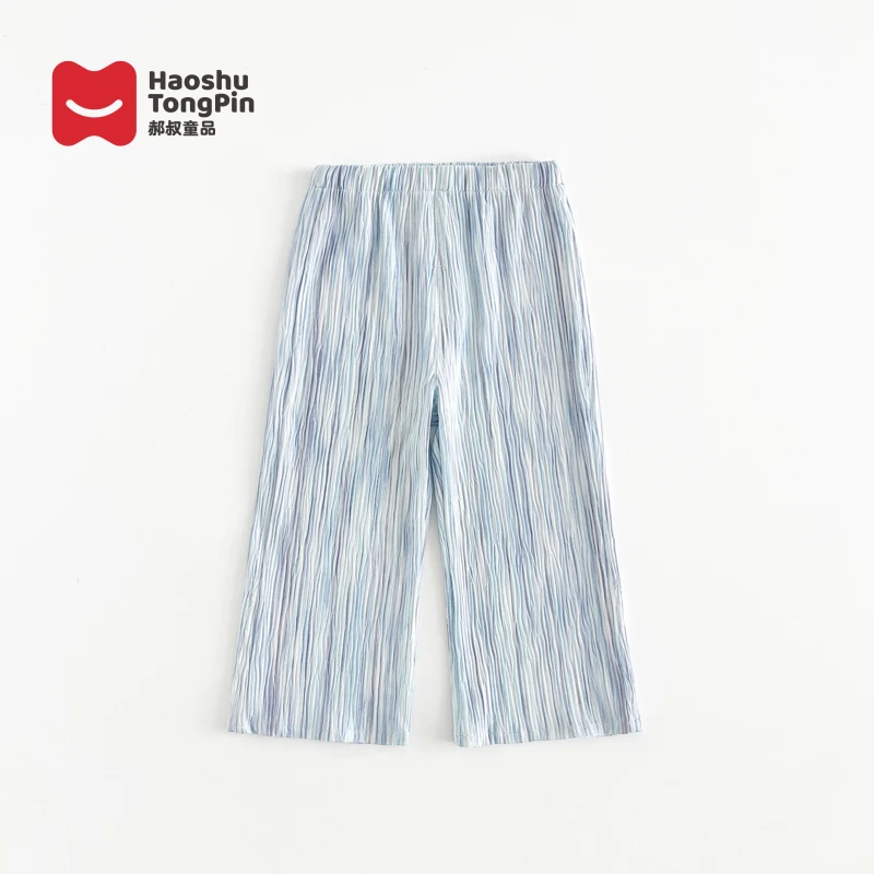 【现货】郝叔童品夏季新款洋气2025韩版洋气潮流女童休闲直筒HR5296