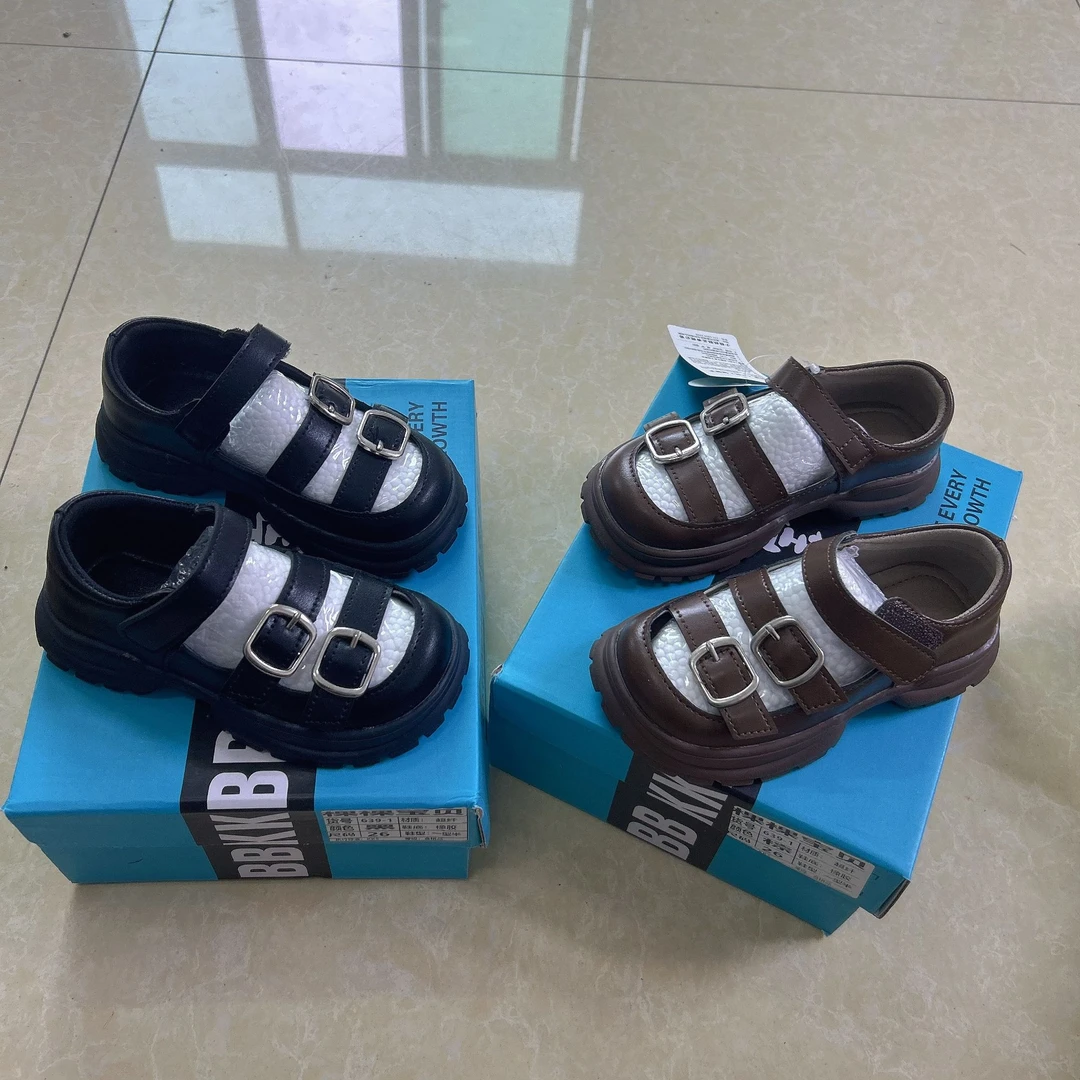 639女童夏季皮凉鞋