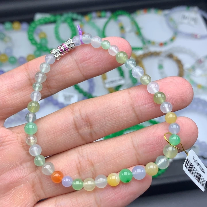 翡翠未镶嵌毛衣链