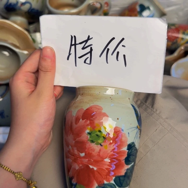 瓷片景德镇陶瓷手工手绘