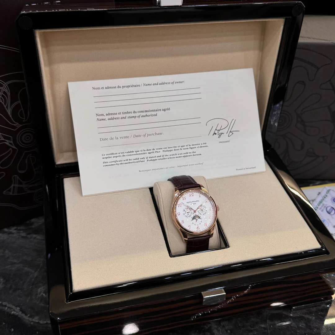 全新 PATFK PFIHIPPE/复杂功能计时/自动机械/39MM/25年全套