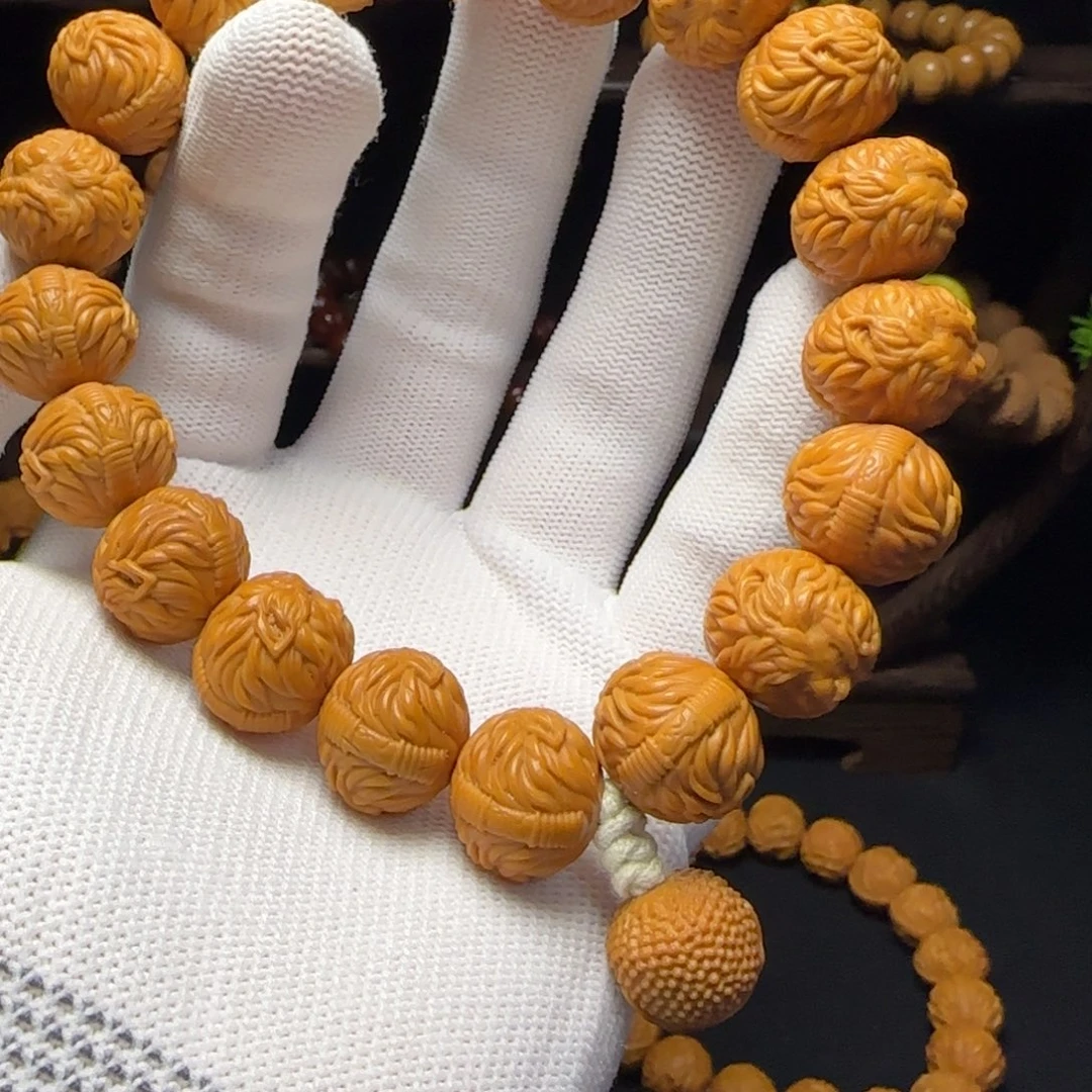 山***家猴头核桃吊坠猴头