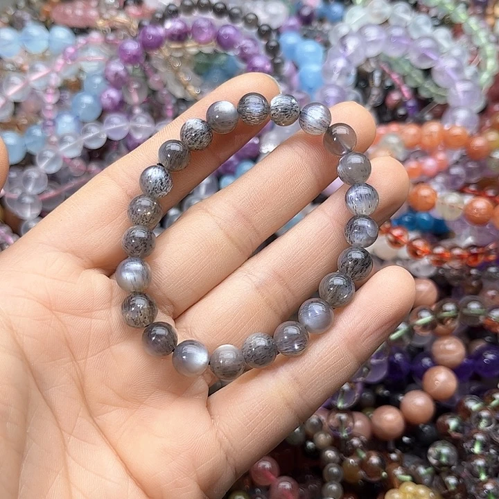 紫晶手绳银S925镶嵌包***馅手链项链手链