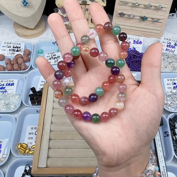江***来珠宝半成品水晶未镶嵌