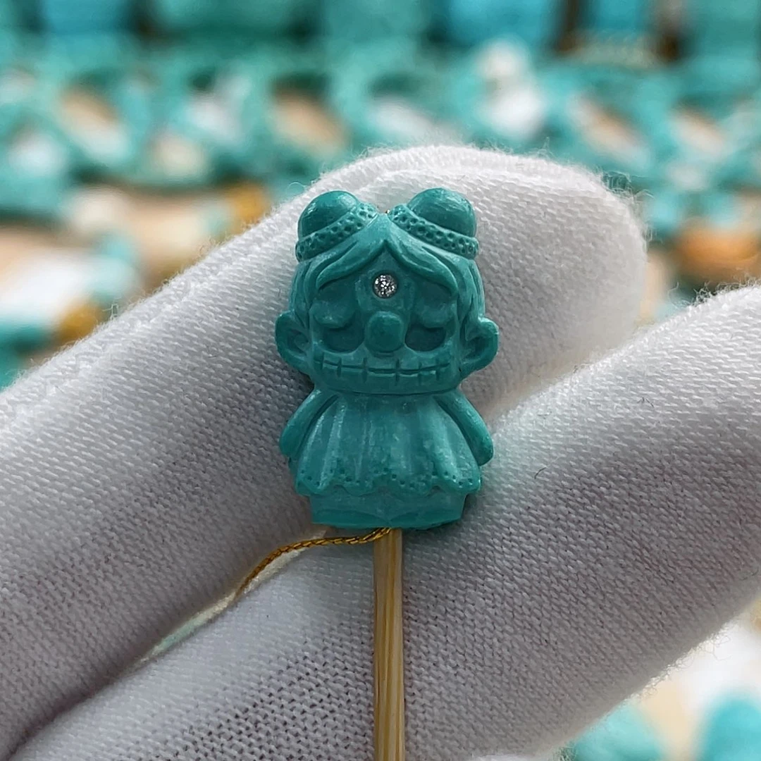 绿松石珠宝奇石未镶嵌