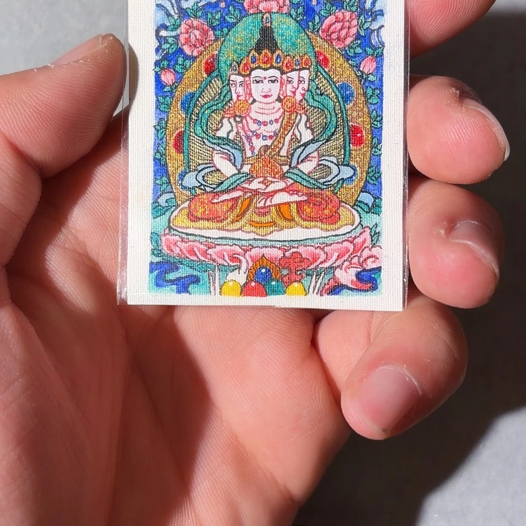 吊坠纯手绘大日如来