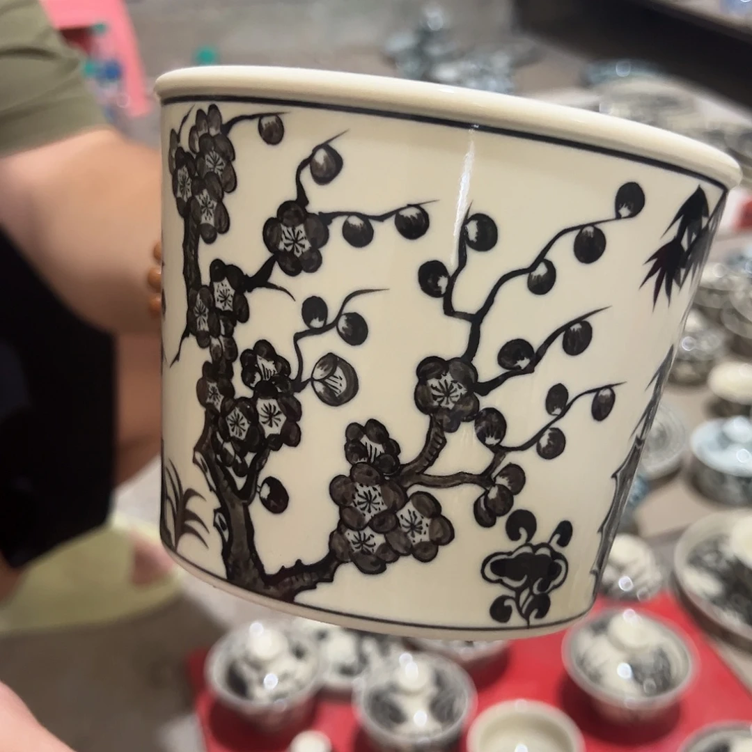 当***年摆件景德镇手工手绘陶瓷