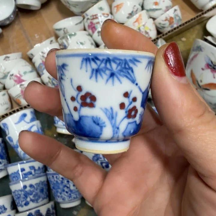 景德镇陶瓷杯子盖碗
