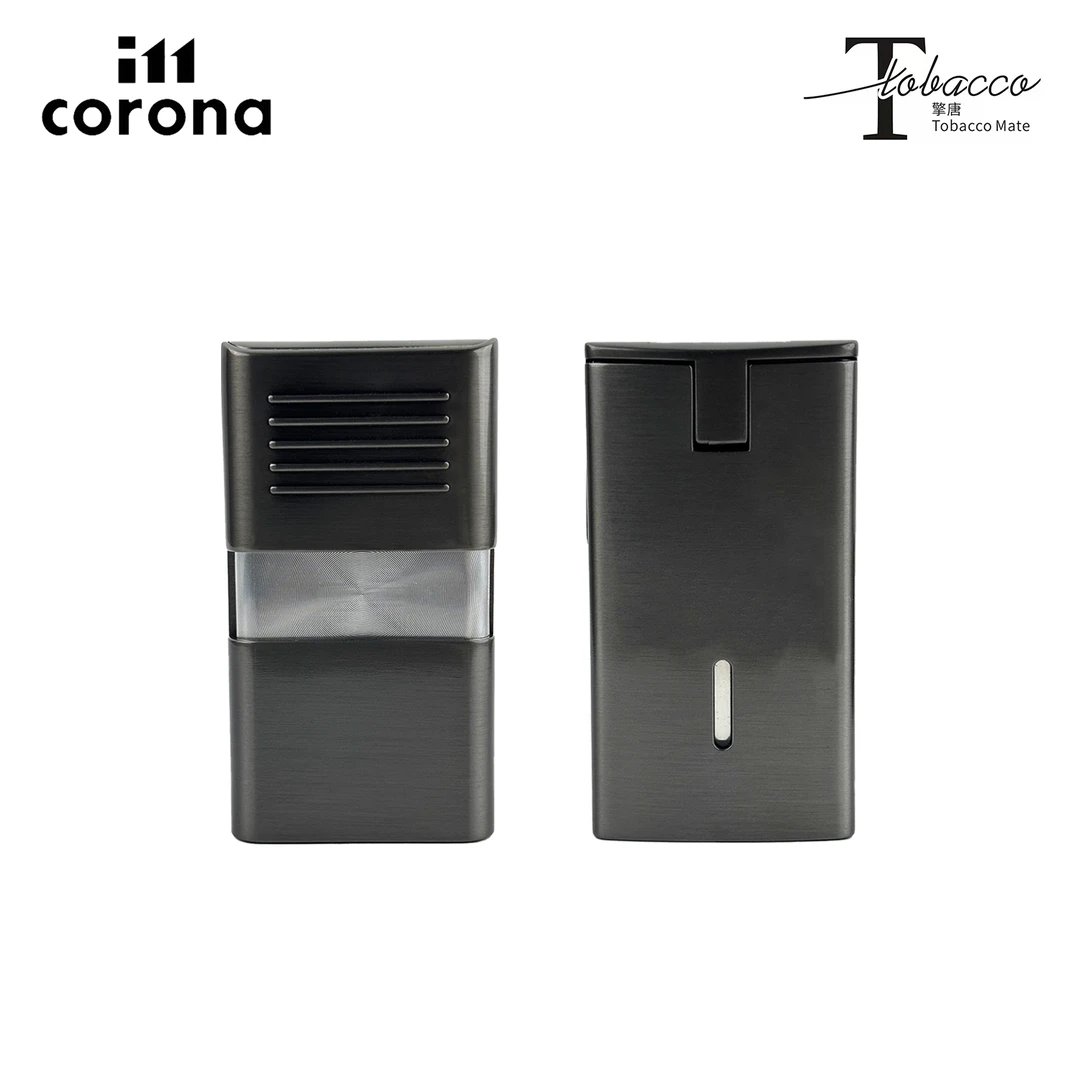 官方正品 日本im corona皇冠打火机 纯铜喷气式蓝焰防风充气火机