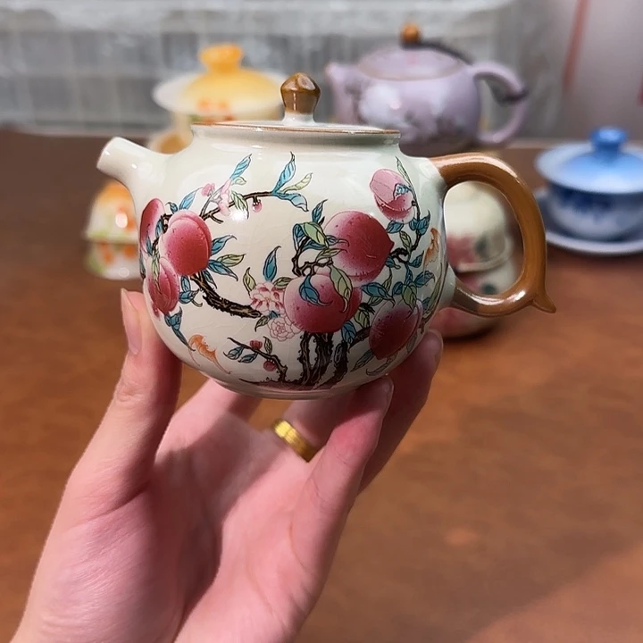 颜瓷闪购商品代替链接九桃茶壶