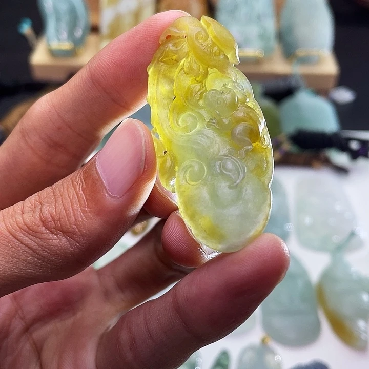 未镶嵌定制翡翠翡翠如意灵猴