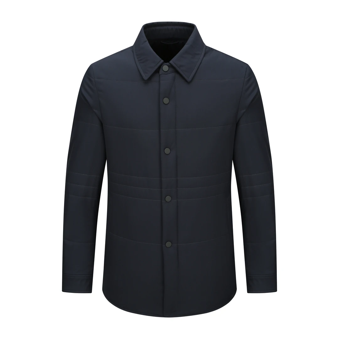 H1247秋冬男式棉衣 拉链休闲保暖防风棉服外套 时尚都市