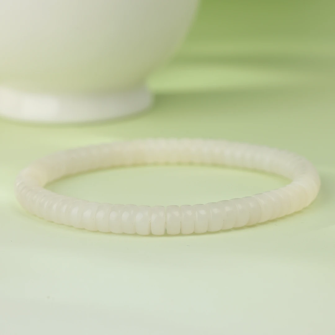 【央博玉专属】和田玉米达直切手串25SL-MDZQ多样性发