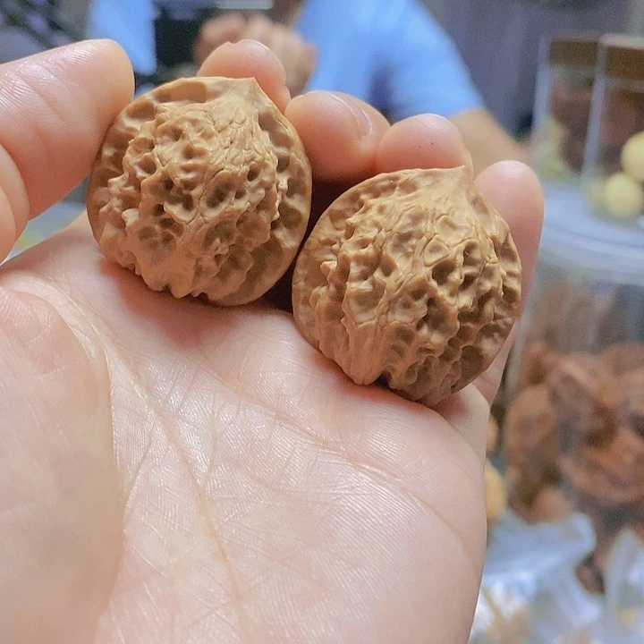 【闪购商品】文玩核桃把件32白蛇谷小众迷你