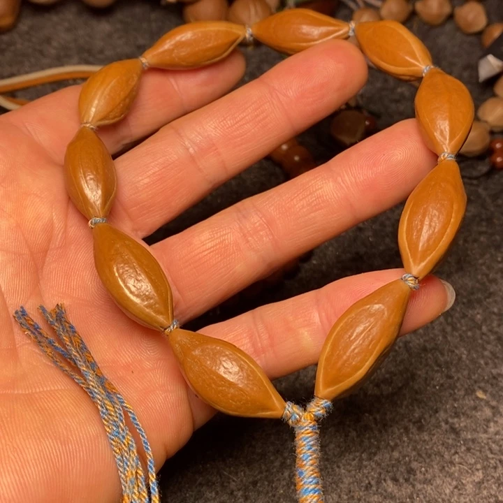 手串橄榄核1.2柳叶核手持4号