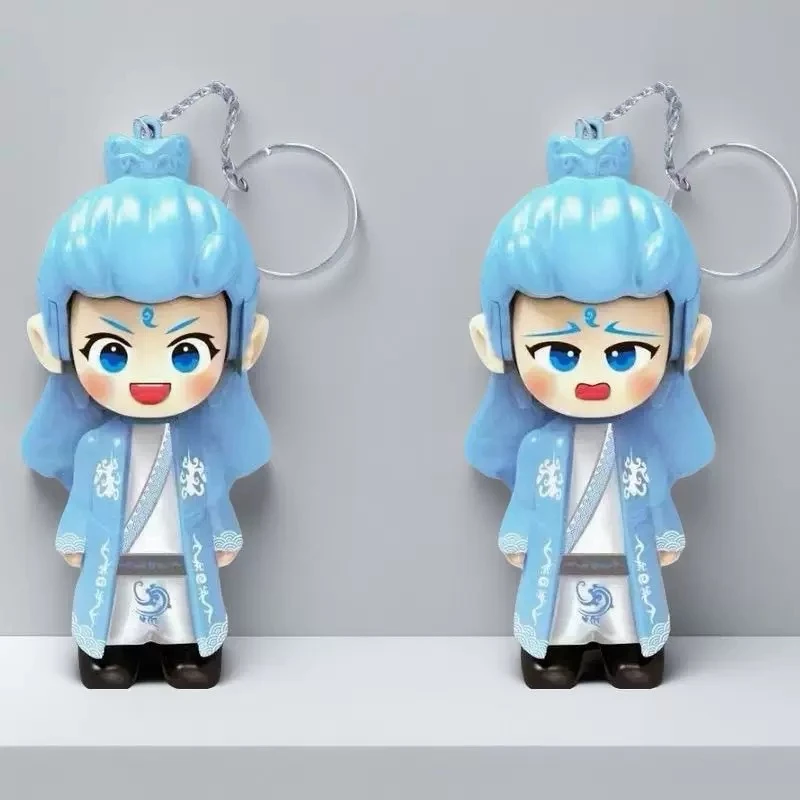【创意变脸哪吒】川剧变脸娃娃可爱创意玩偶pvc解压手办新奇特礼物