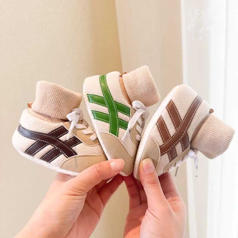 婴儿鞋子春秋6-12个月软底学步鞋9男女宝宝鞋不掉0-1岁鞋防滑运动