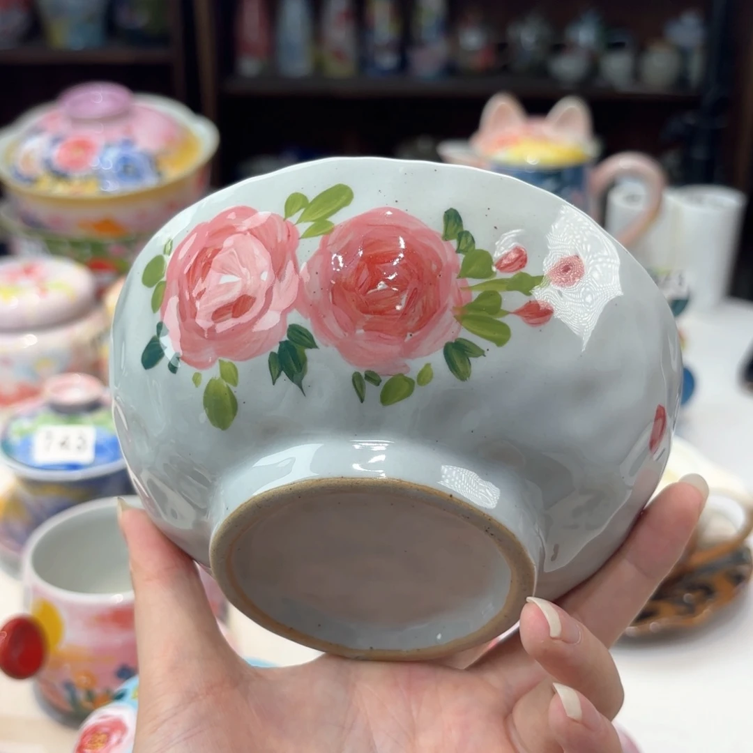 景德镇手绘高温釉下彩陶瓷茶具