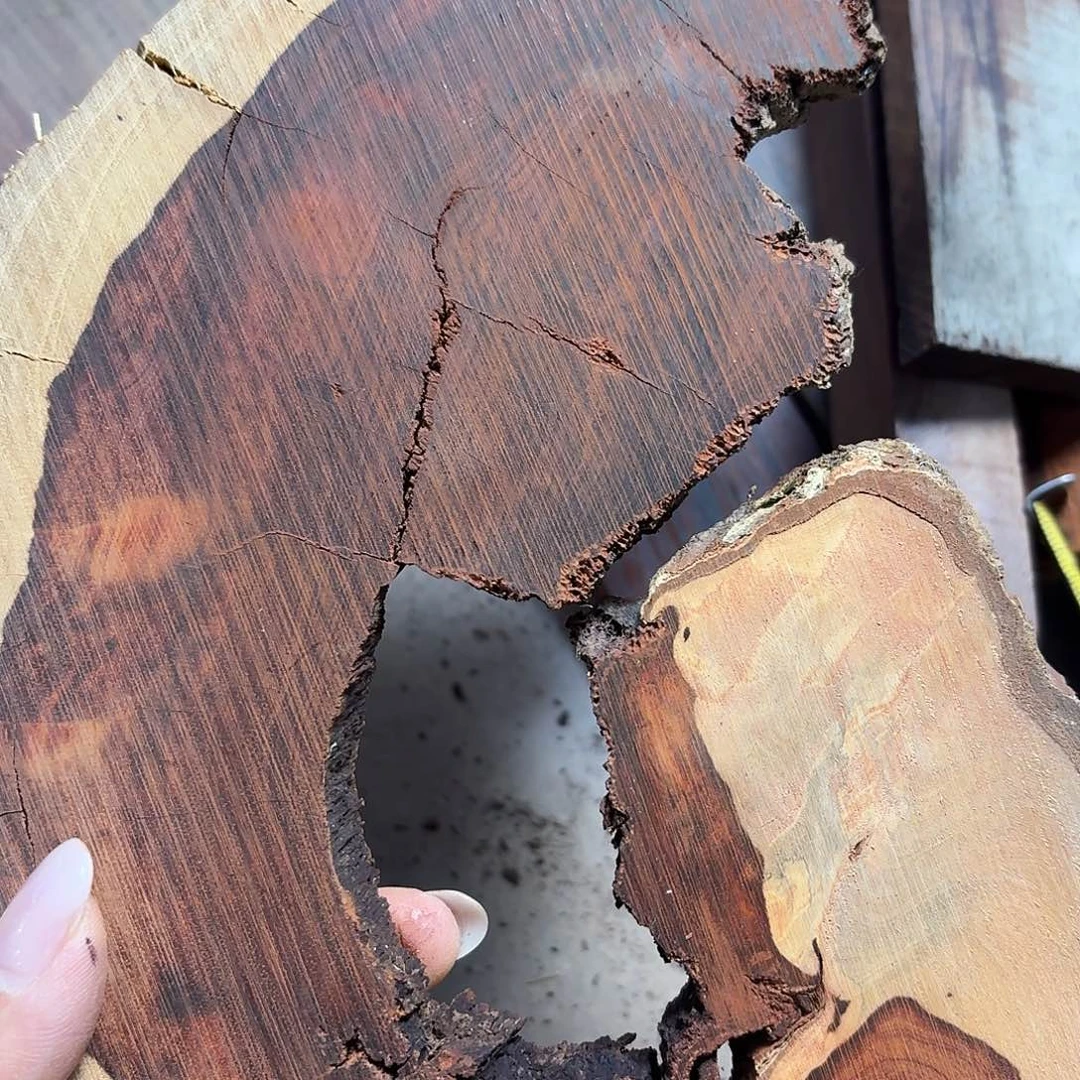 木质类小叶紫檀小料瑕疵裂