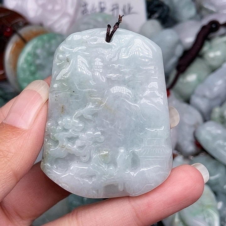 颈饰未镶嵌翡翠翡翠