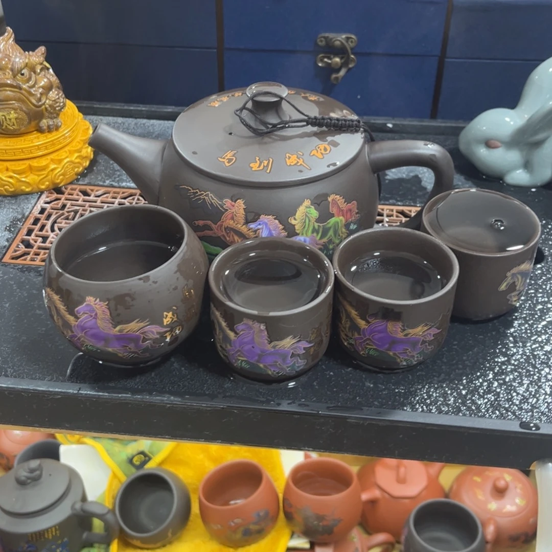 紫砂茶杯紫砂壶一壶4杯