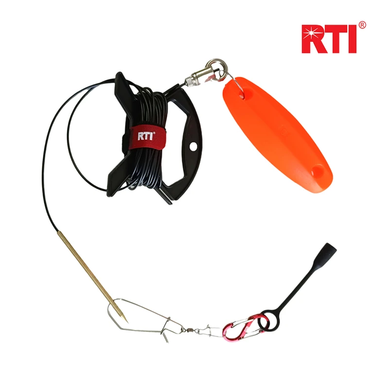 RTI鱼锁活鱼扣大物锁鱼器便携路亚大青鱼巨物串鱼绳