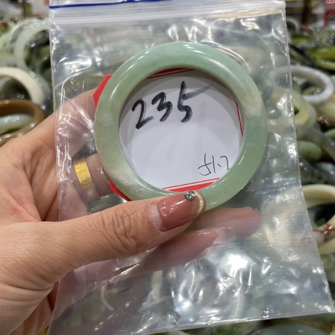 蛇纹石玉戒指未镶嵌