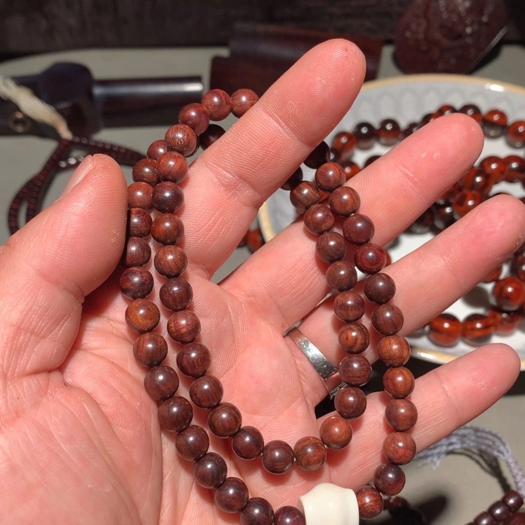 手串/手链黄花梨/降香黄檀0.8双圈