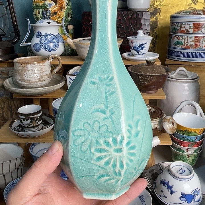 瓷片花器一个不错的哦