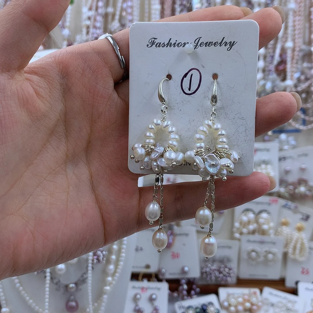 项圈银S925镶嵌淡水珍珠