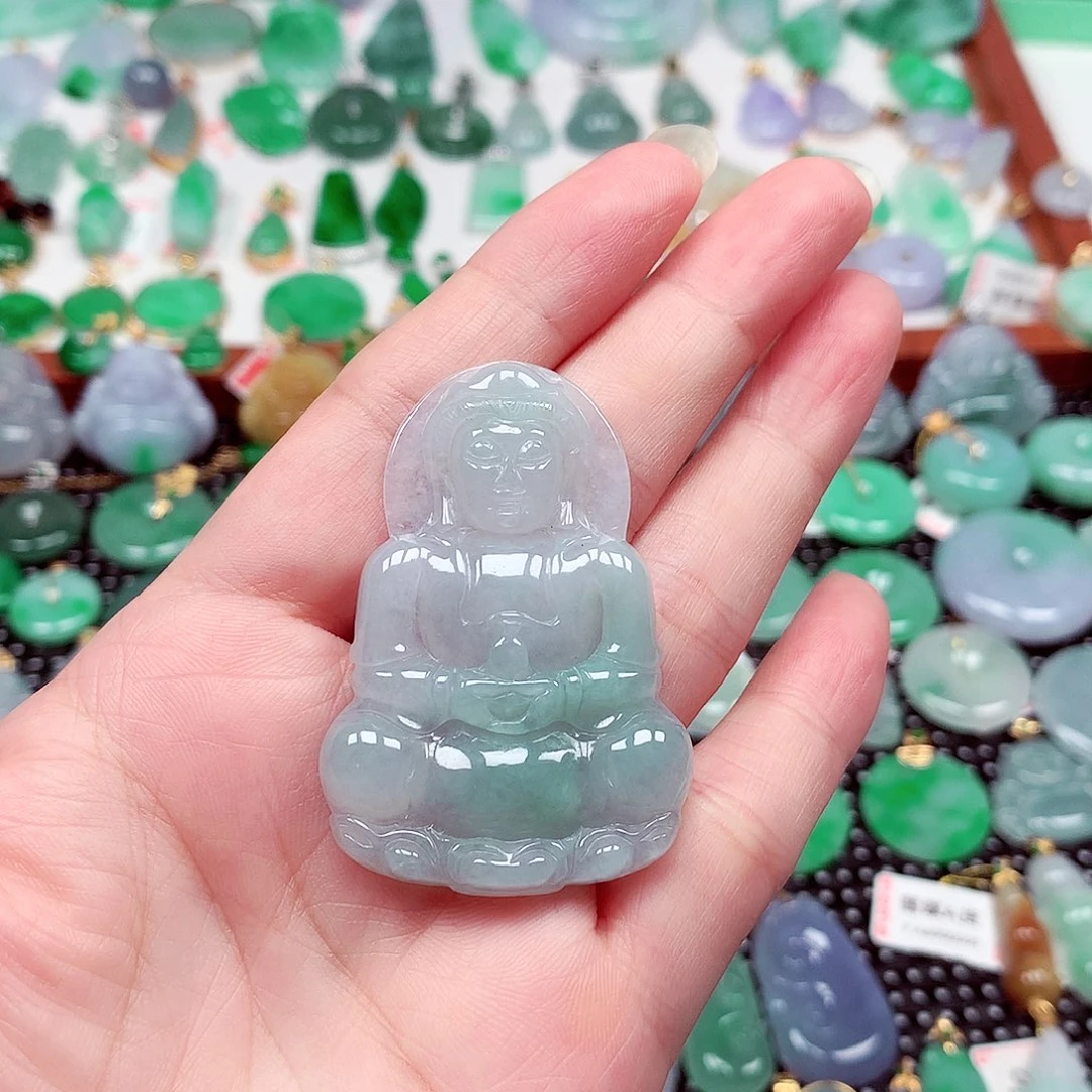 小***）翡翠未镶嵌吊坠(不含链)