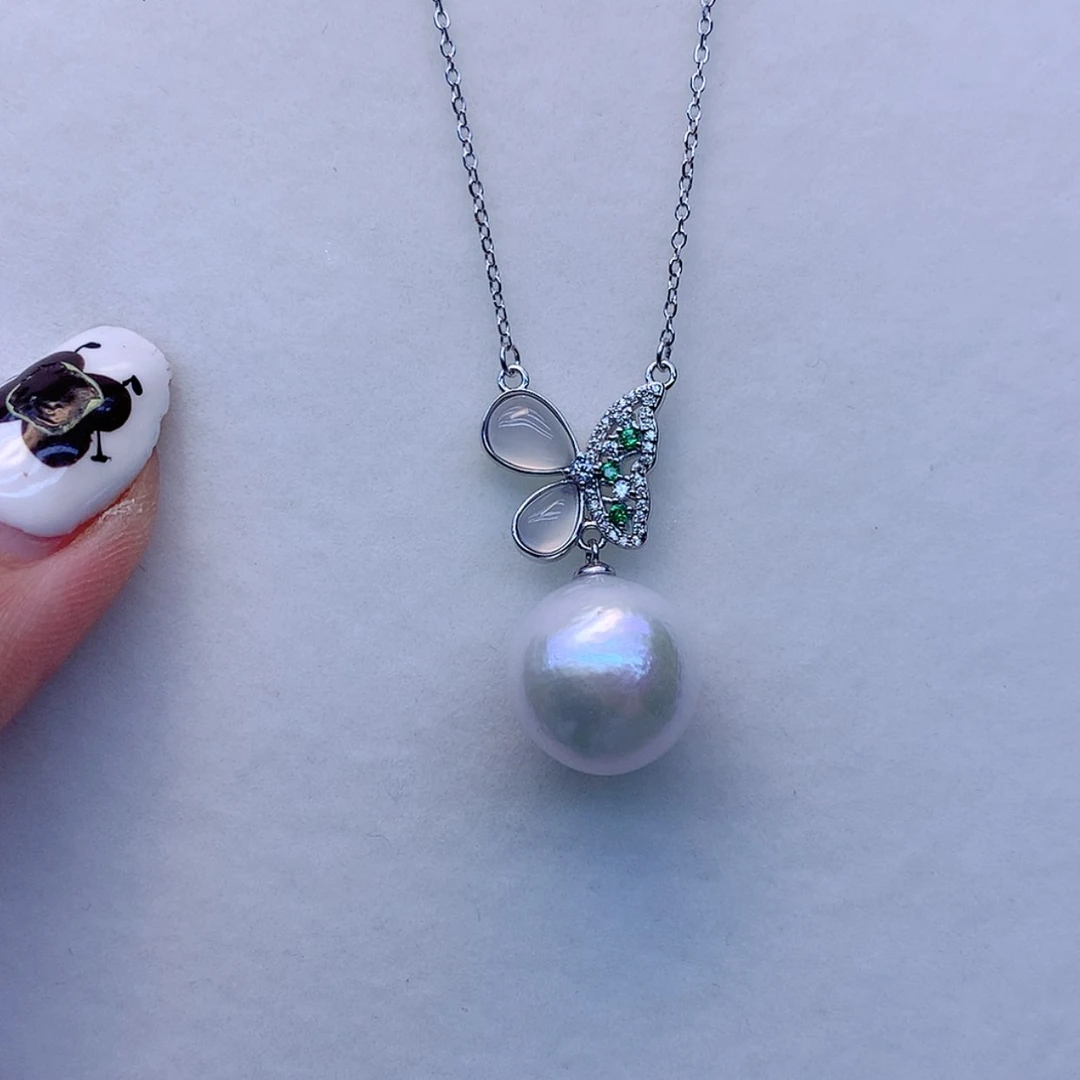 【闪购商品】颈饰银S925镶嵌淡水珍珠