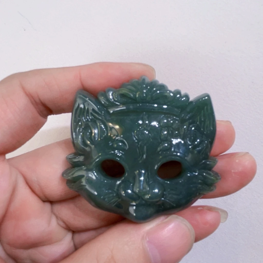 翡翠未镶嵌吊坠(赠链)代编织