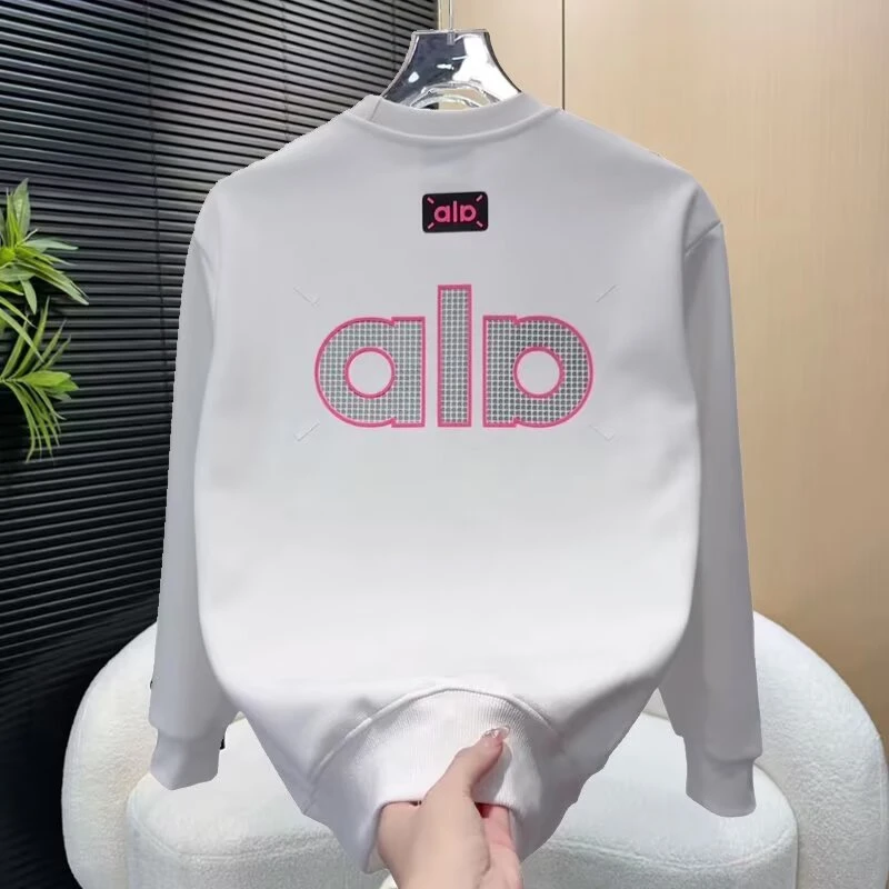 2025秋季新款男士时尚休闲百搭圆领卫衣潮流字母印花长袖上衣