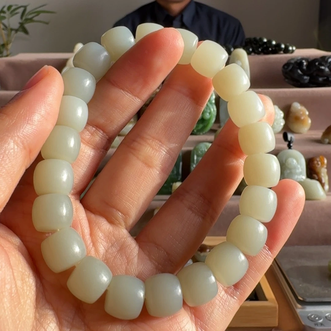 手链未镶嵌和田玉（糖玉）羊****王