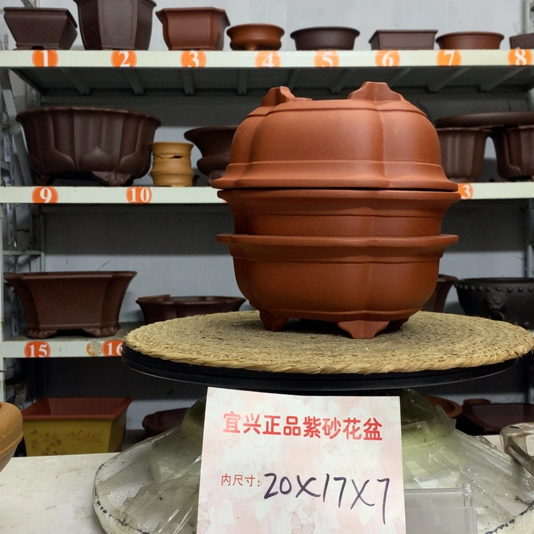 紫砂花盆宜兴紫砂紫砂花盆包邮