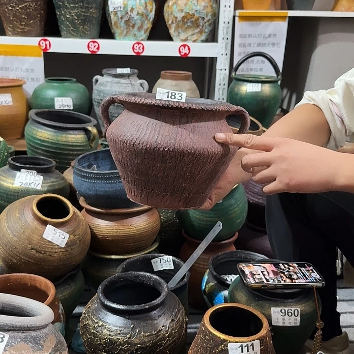 红色双耳183高度16口径18