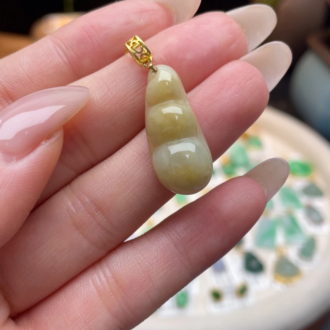 翡翠银S925镶嵌颈饰