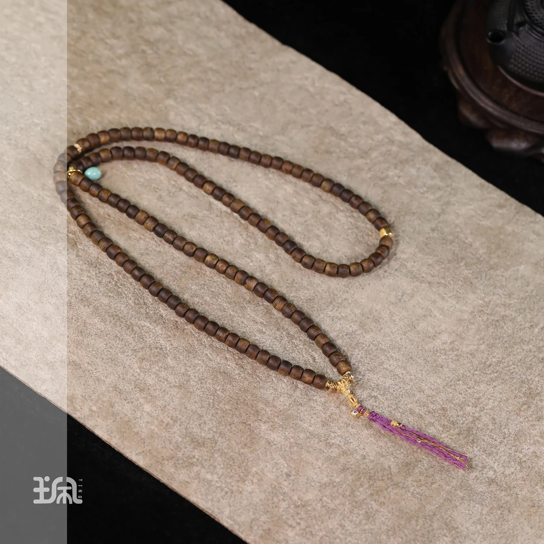 沉香砚鸢|单串*18K镶嵌YNB25051606多样性发其一