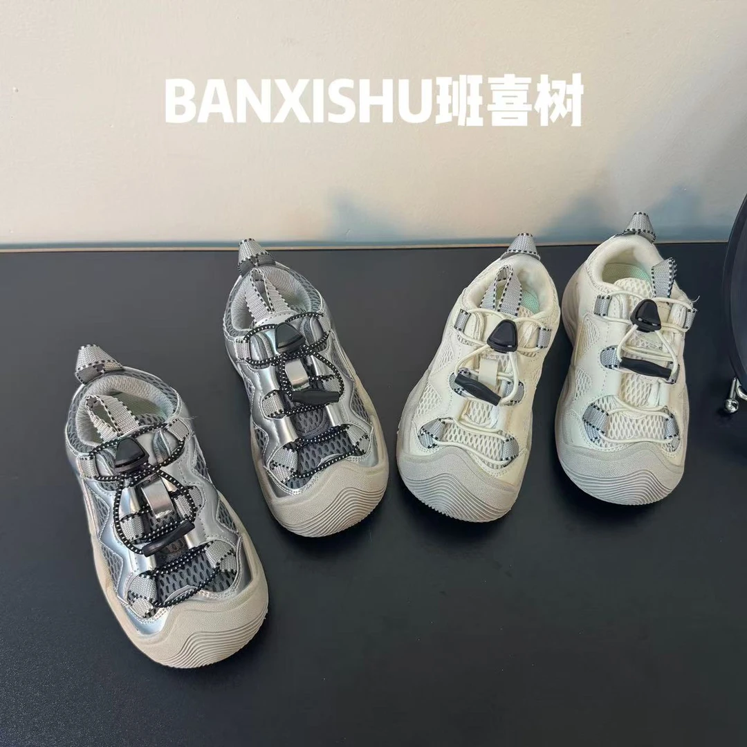 BANXISHU/2025早秋新款时尚百搭中大童休闲鞋防滑耐磨童鞋透气