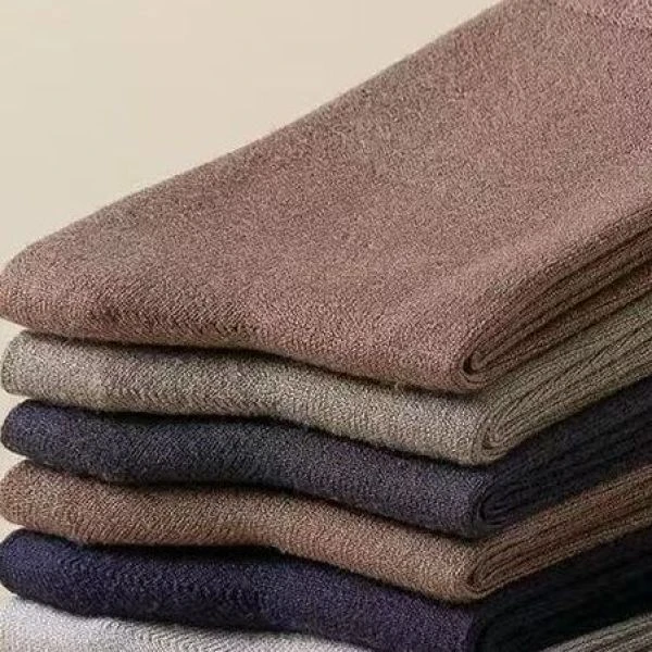 201款袜子男款女款秋冬季中筒袜加厚保暖女男士冬天长筒袜