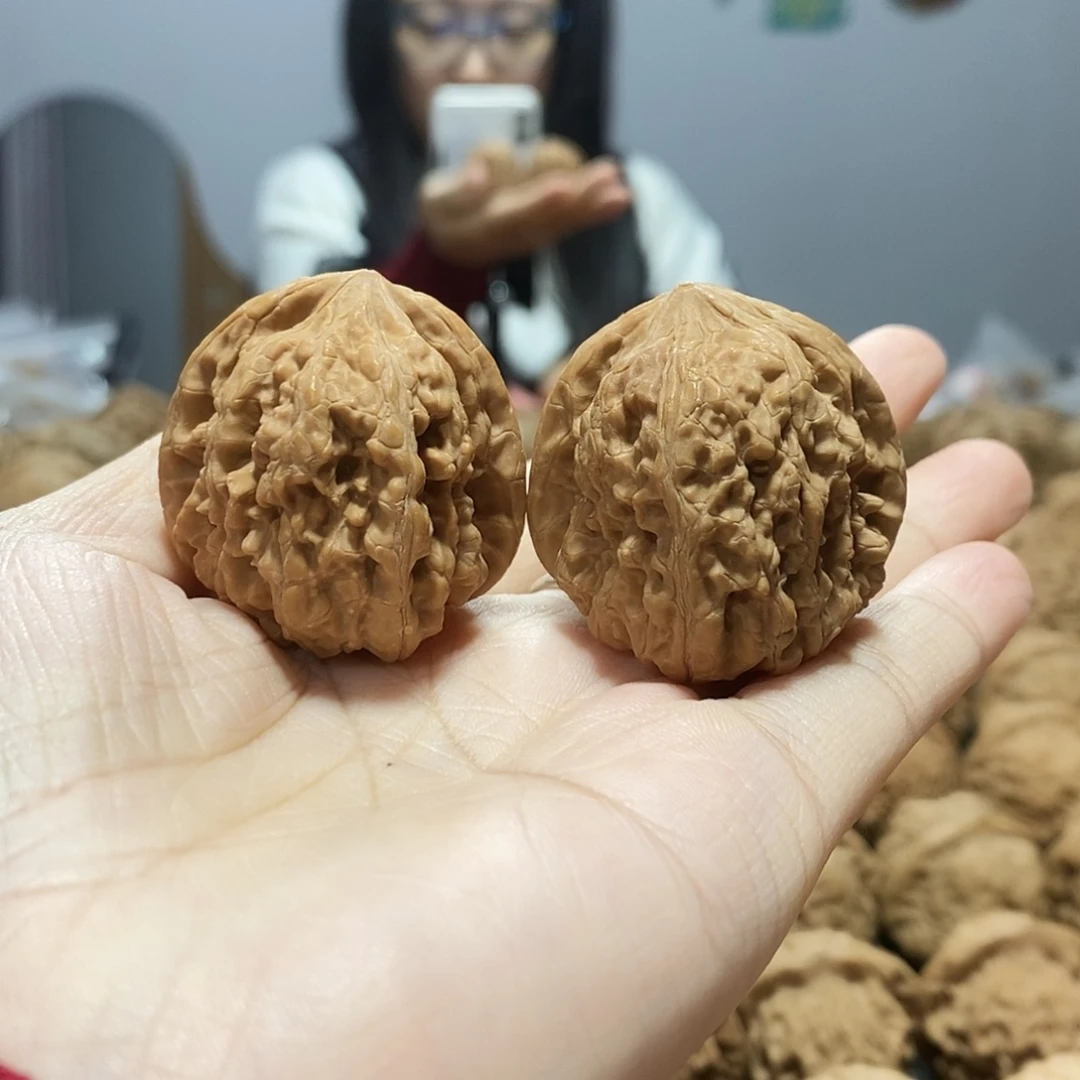 吊坠文玩核桃凹底36+
