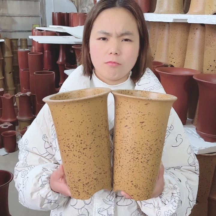 紫砂宜兴紫砂花盆