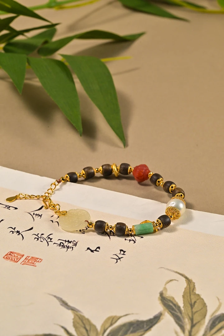 【琅玥精选】禅悦流光·珍珠·翡翠·南红·手串sj0529038 多样性发其一