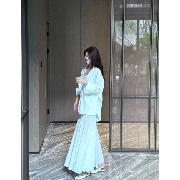 【Fairy】空白叙事 新款爆款设计感长袖衬衫