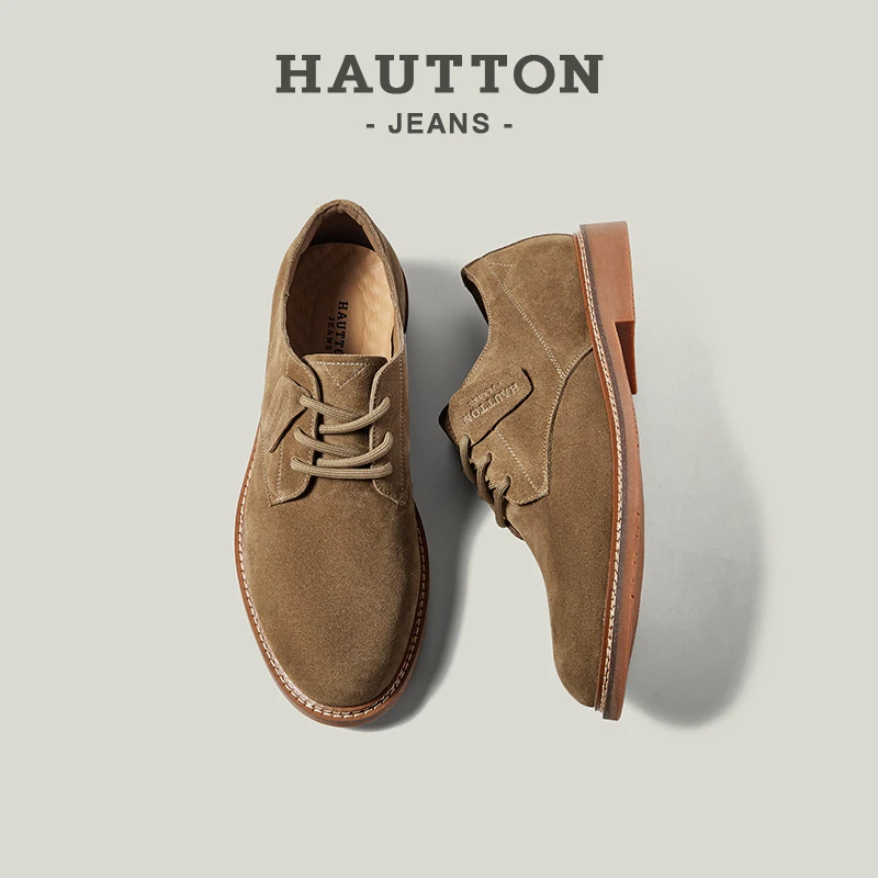 英伦风商务休闲皮鞋系带休闲鞋时尚低帮工装鞋正装男鞋933GZ4787