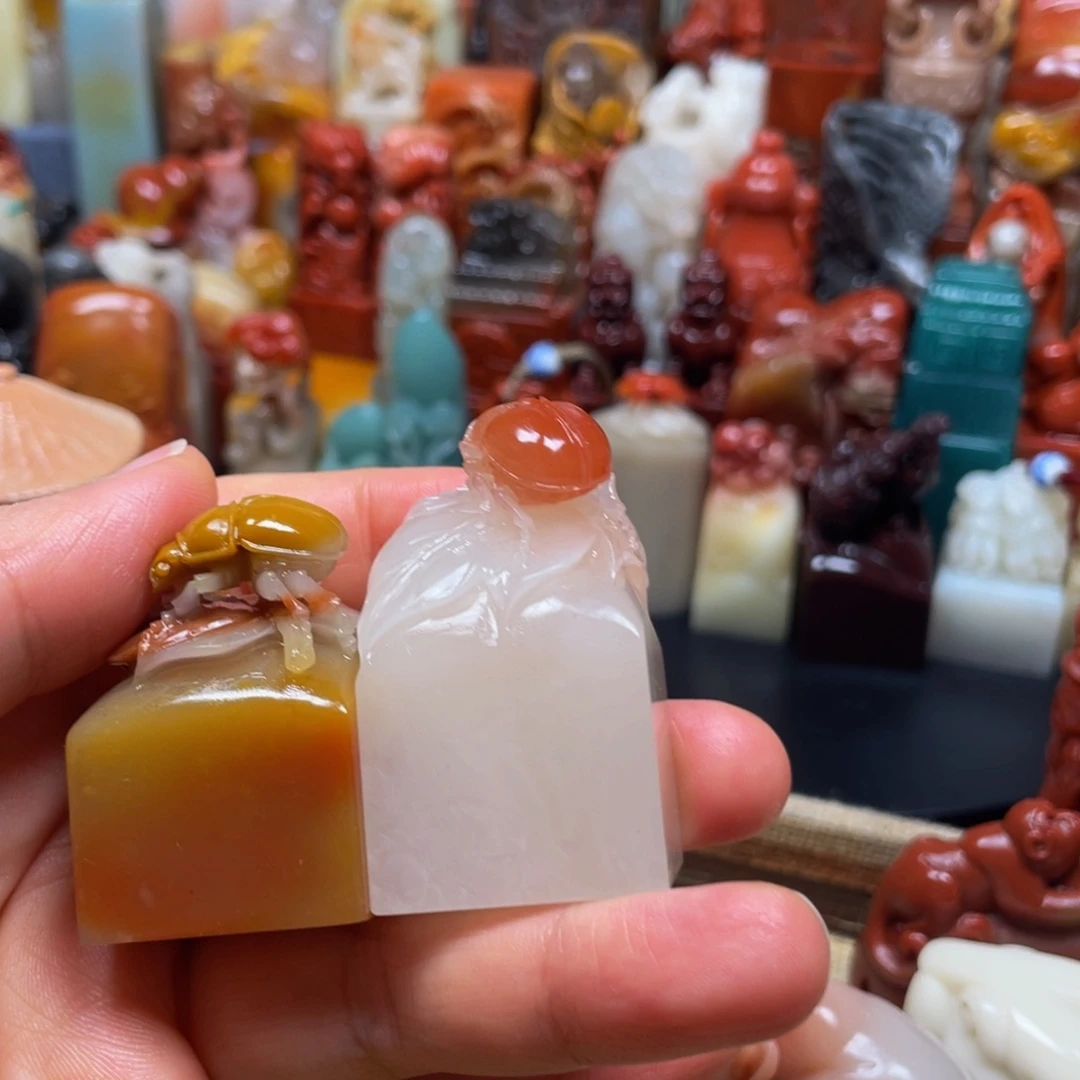 寿山石印石精美寿山