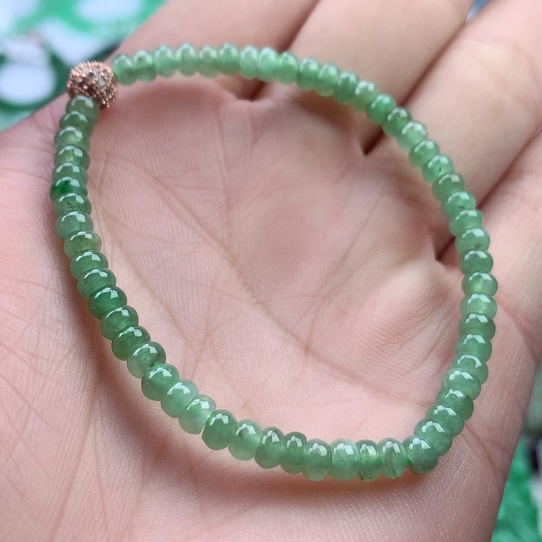 未镶嵌手链翡翠手串