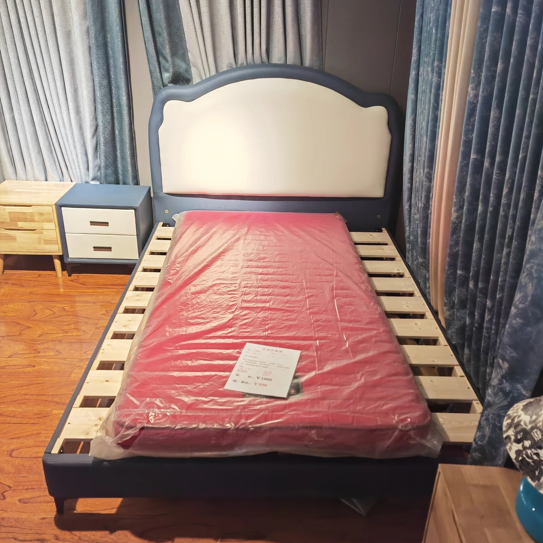 少年时光2128儿童床美式轻奢家用简约单人大床极简卡通青少年主卧